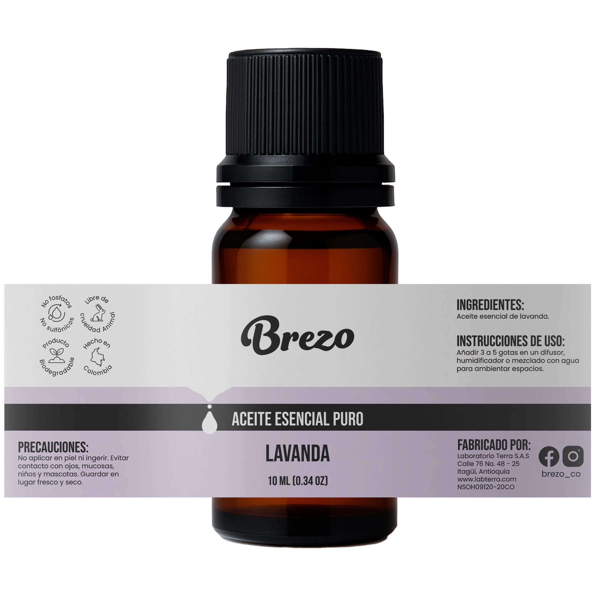 Aceite Esencial Lavanda – 100% Puro - Brezo