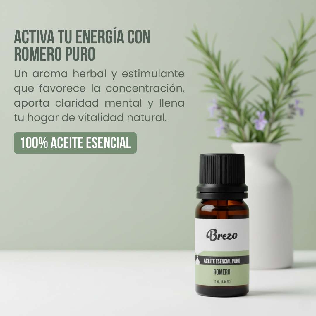 Aceite Esencial Puro Romero