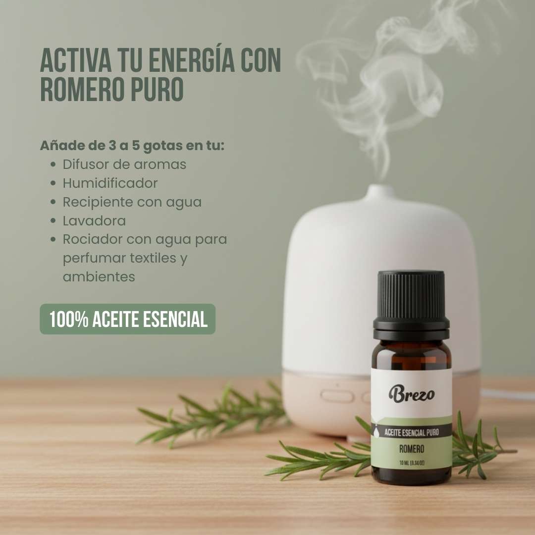 Aceite Esencial Puro Romero