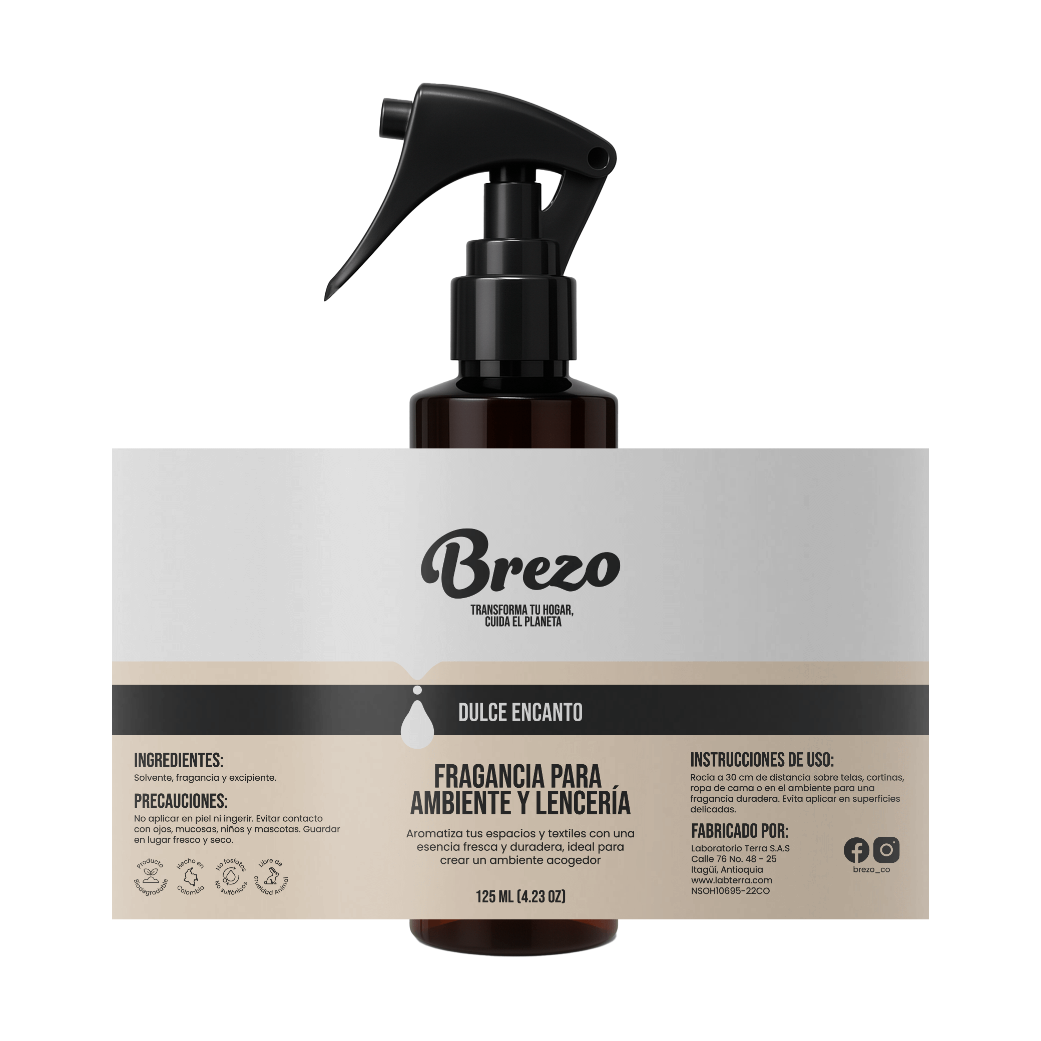 Fragancia para Ambiente y Lencería – Dulce Encanto - Brezo