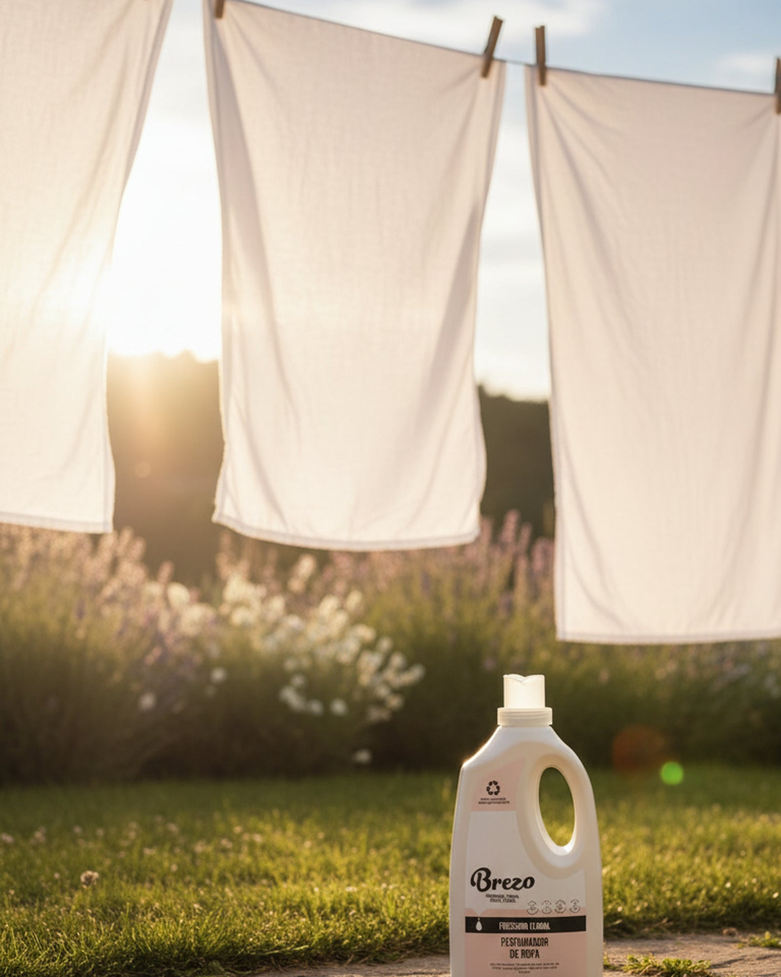 Ropa tendida al sol con aroma fresco - Trucos para que la ropa huela bien