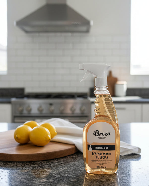 Desengrasante Brezo en cocina - Limpieza sin tóxicos