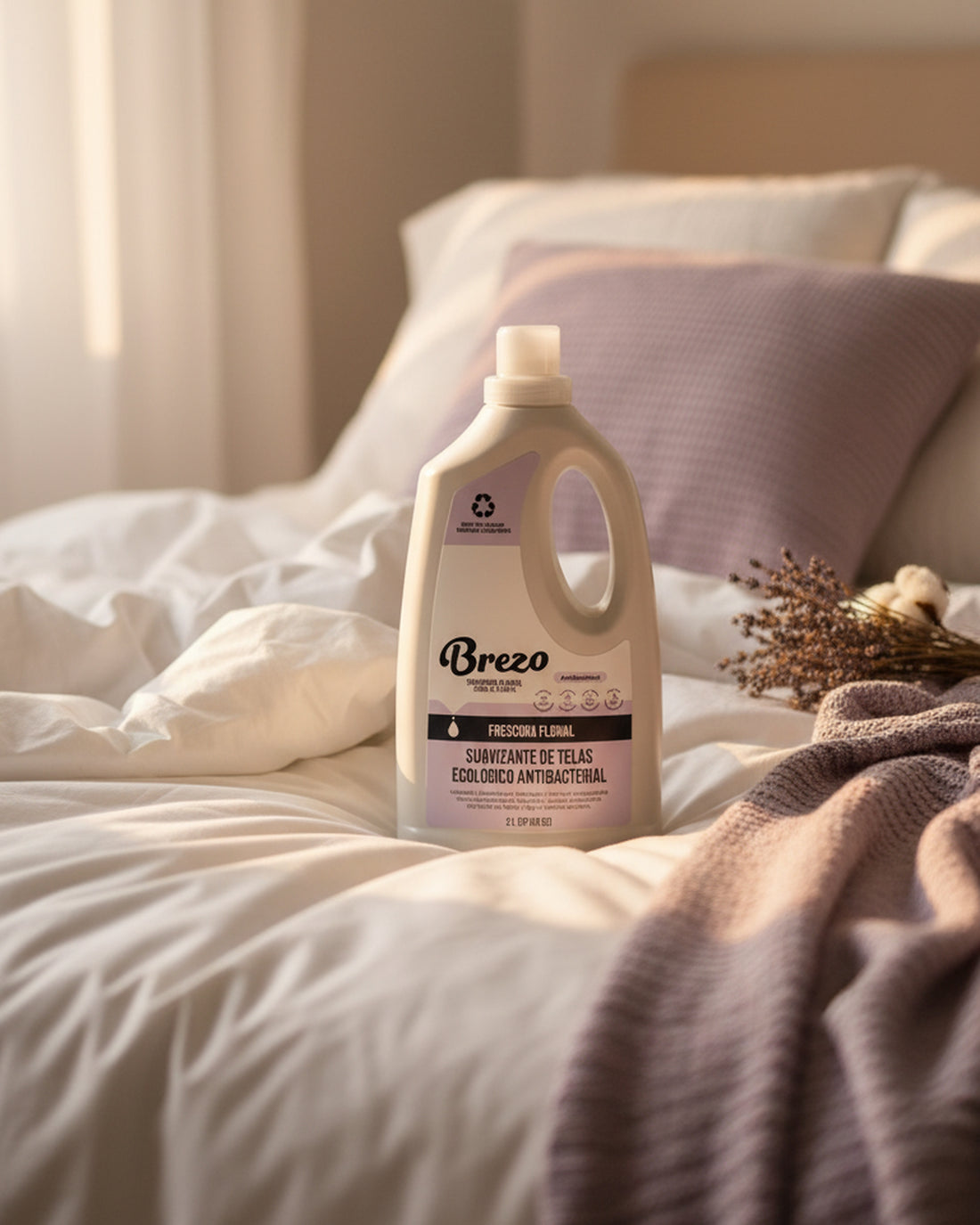 Ropa suave con suavizante ecológico Brezo