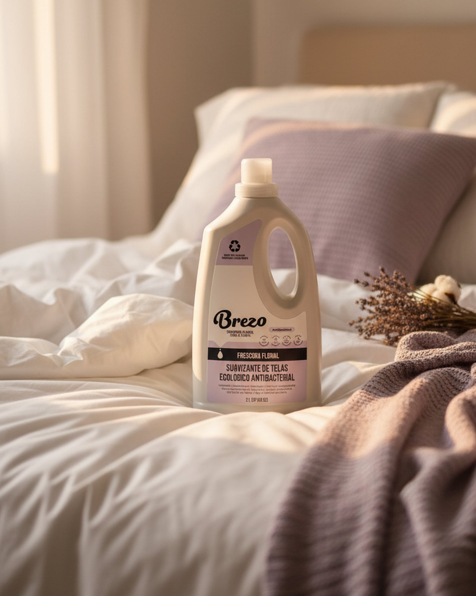 Ropa suave con suavizante ecológico Brezo