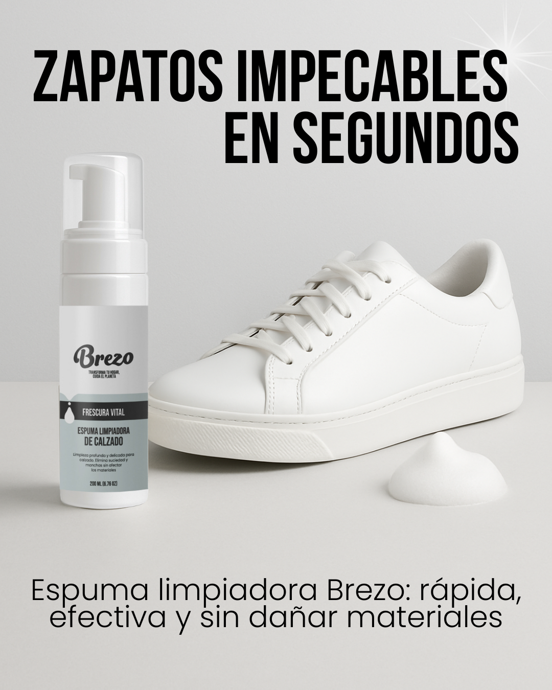 Espuma Limpiadora de Calzado