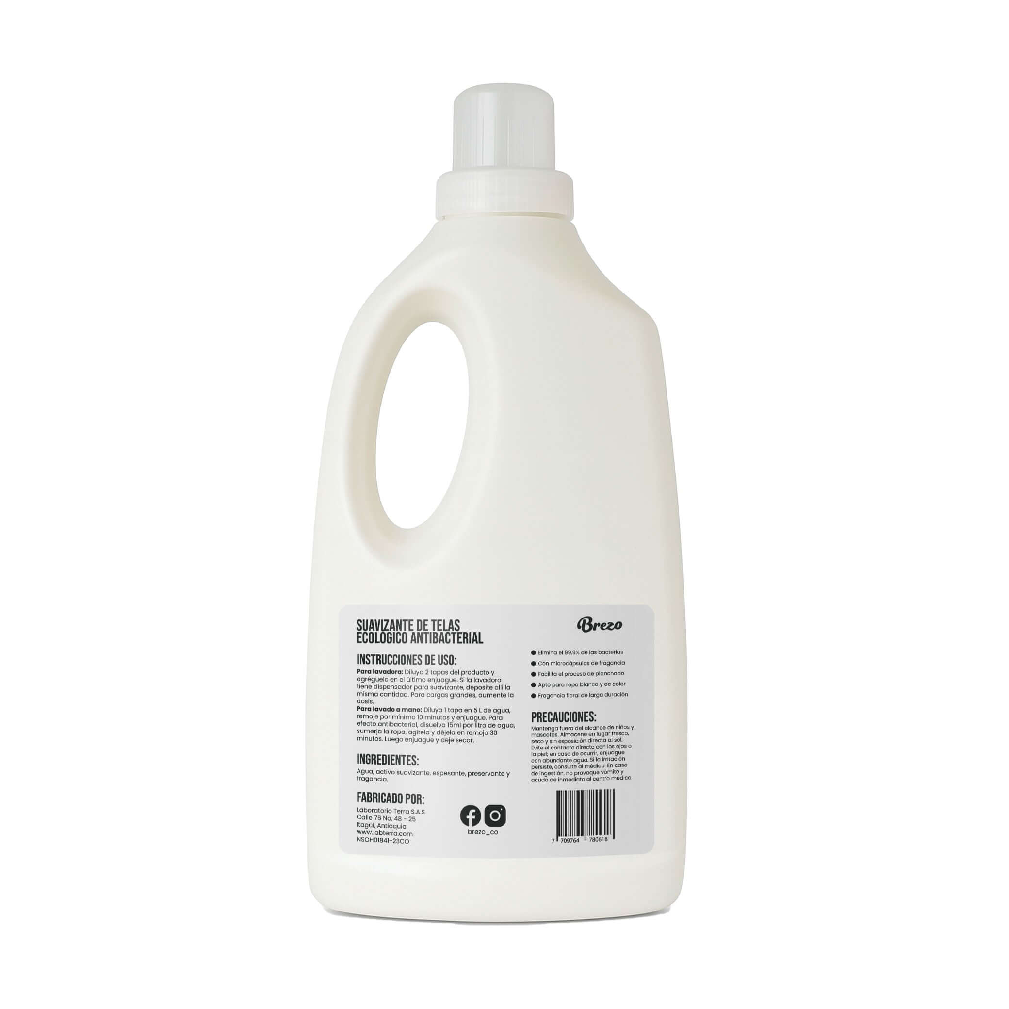 Suavizante de Telas Ecológico Antibacterial – Frescura Floral - Brezo