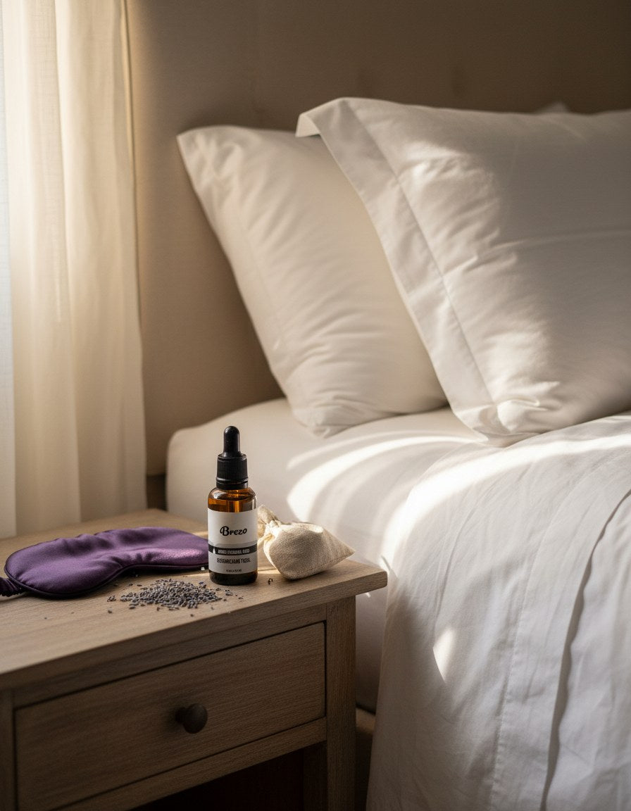 Aceite Esencial Desconexión Total Brezo 30ml - mesita de noche dormitorio