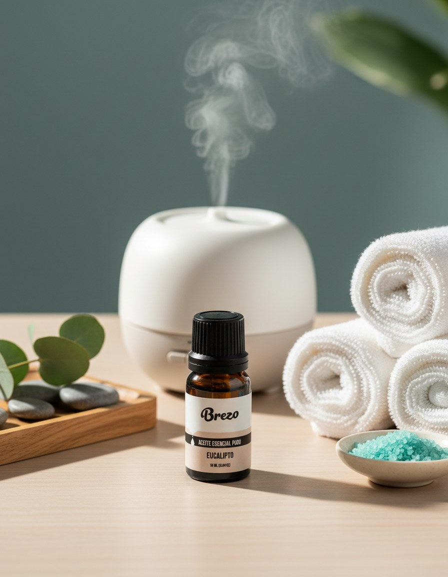 Aceite Esencial Eucalipto Puro Brezo 10ml - spa aromaterapia