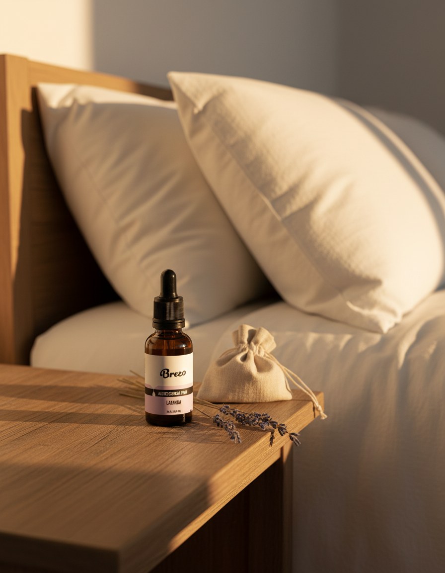 Aceite Esencial Lavanda Pura Brezo 30ml - mesita de noche dormitorio