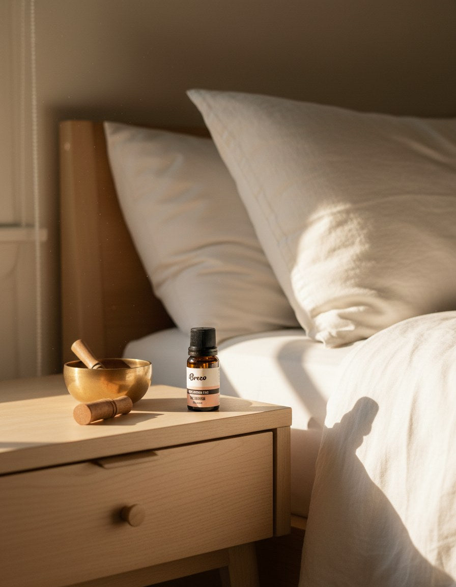 Aceite Esencial Paz Interior Brezo 10ml - mesita de noche dormitorio