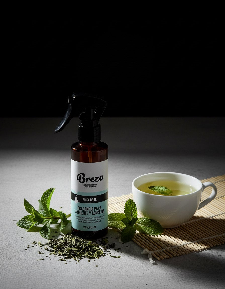 Fragancia Brisa de Té Brezo - mood sensorial dramático