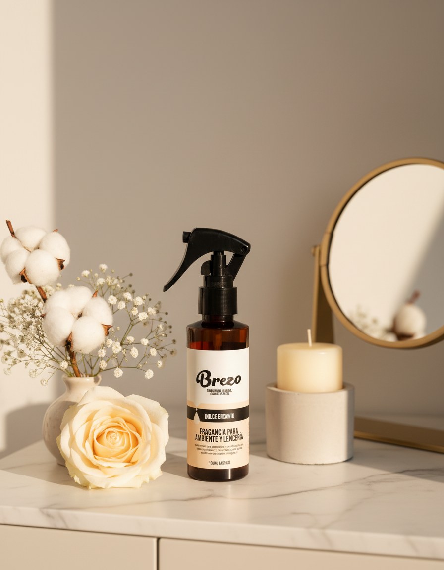 Fragancia Dulce Encanto Brezo - tocador decorativo editorial