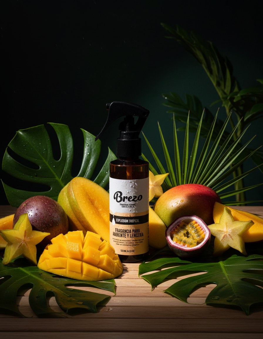 Fragancia Explosión Tropical Brezo - mood sensorial dramático