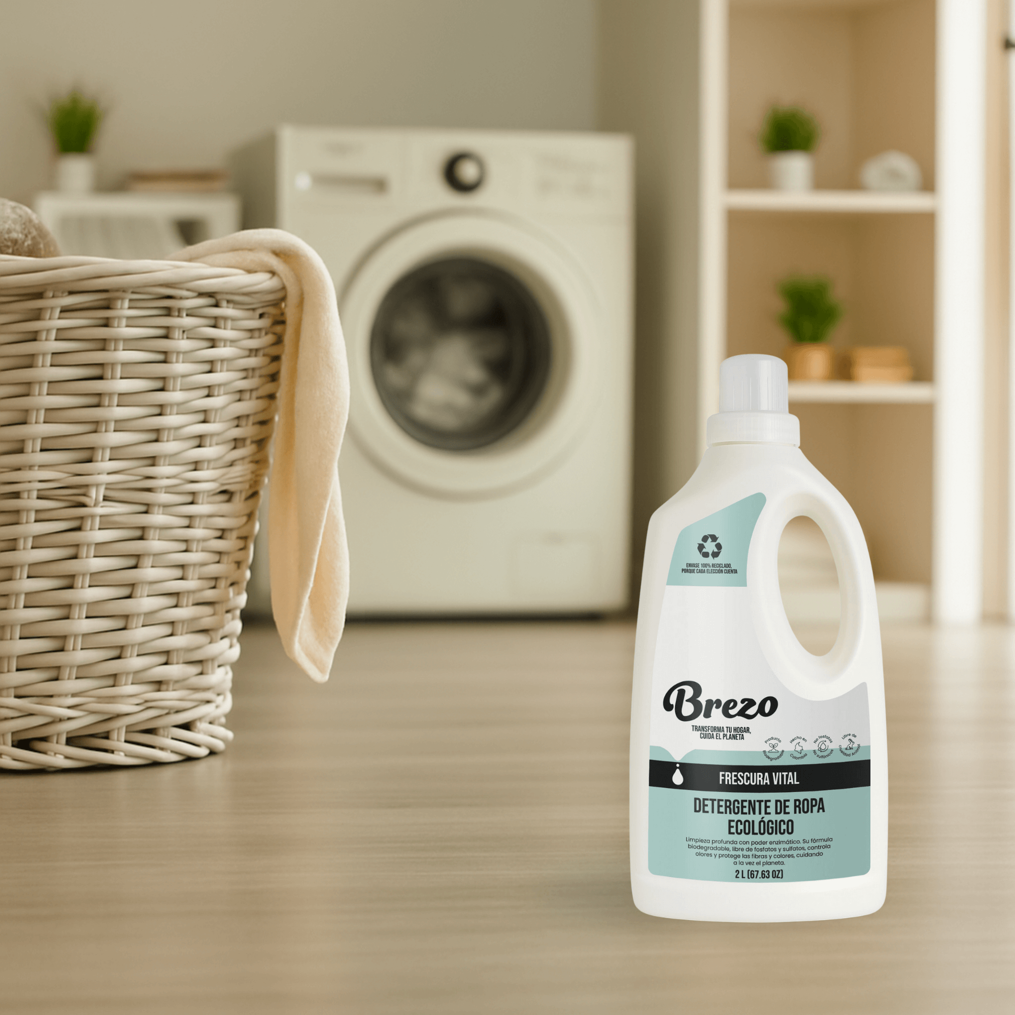 Detergente Líquido Ecológico – Frescura Vital